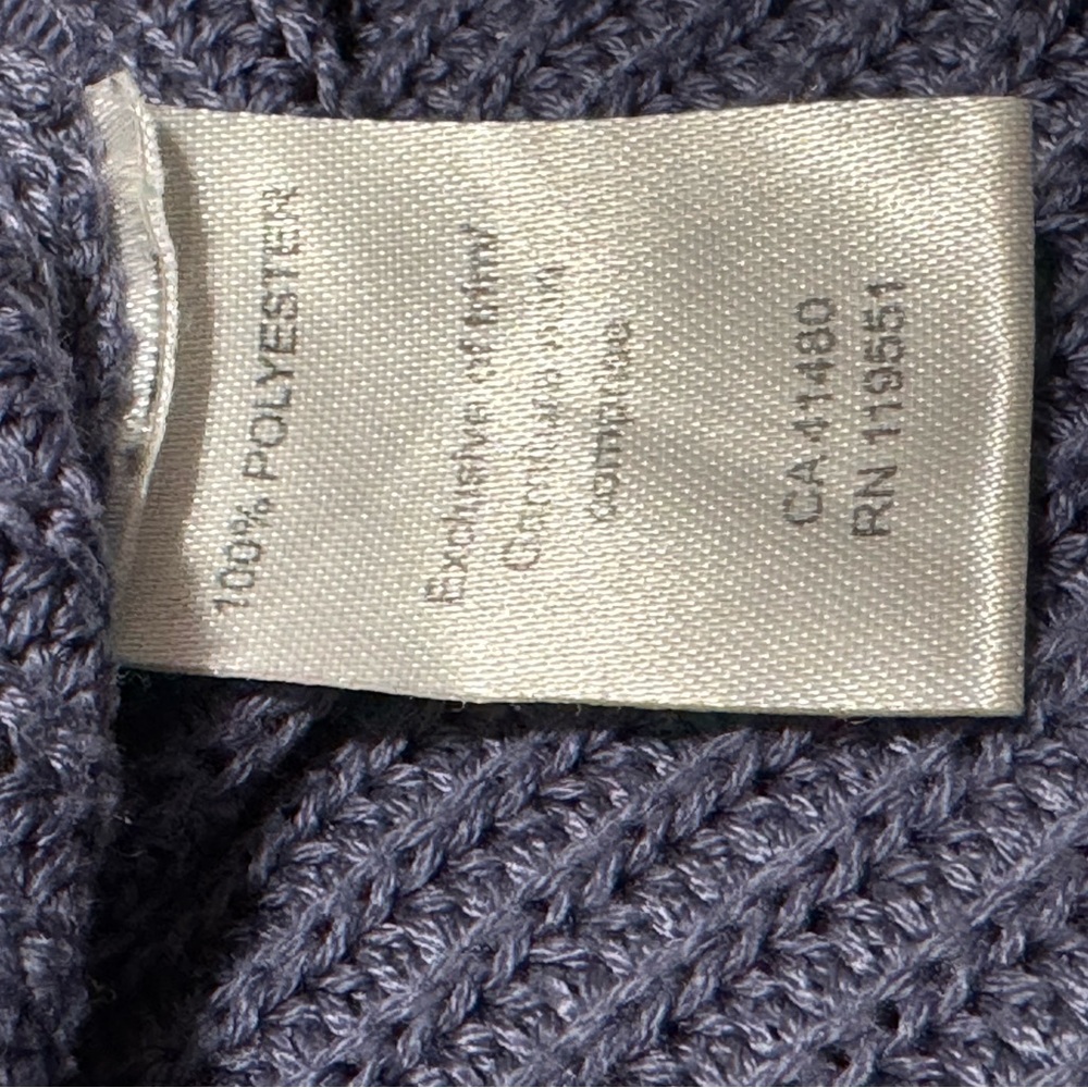 Gentle Fawn Lisette Tank Top Knit Small Indigo Blue V-Neck Side Slits Spring - Picture 4 of 11